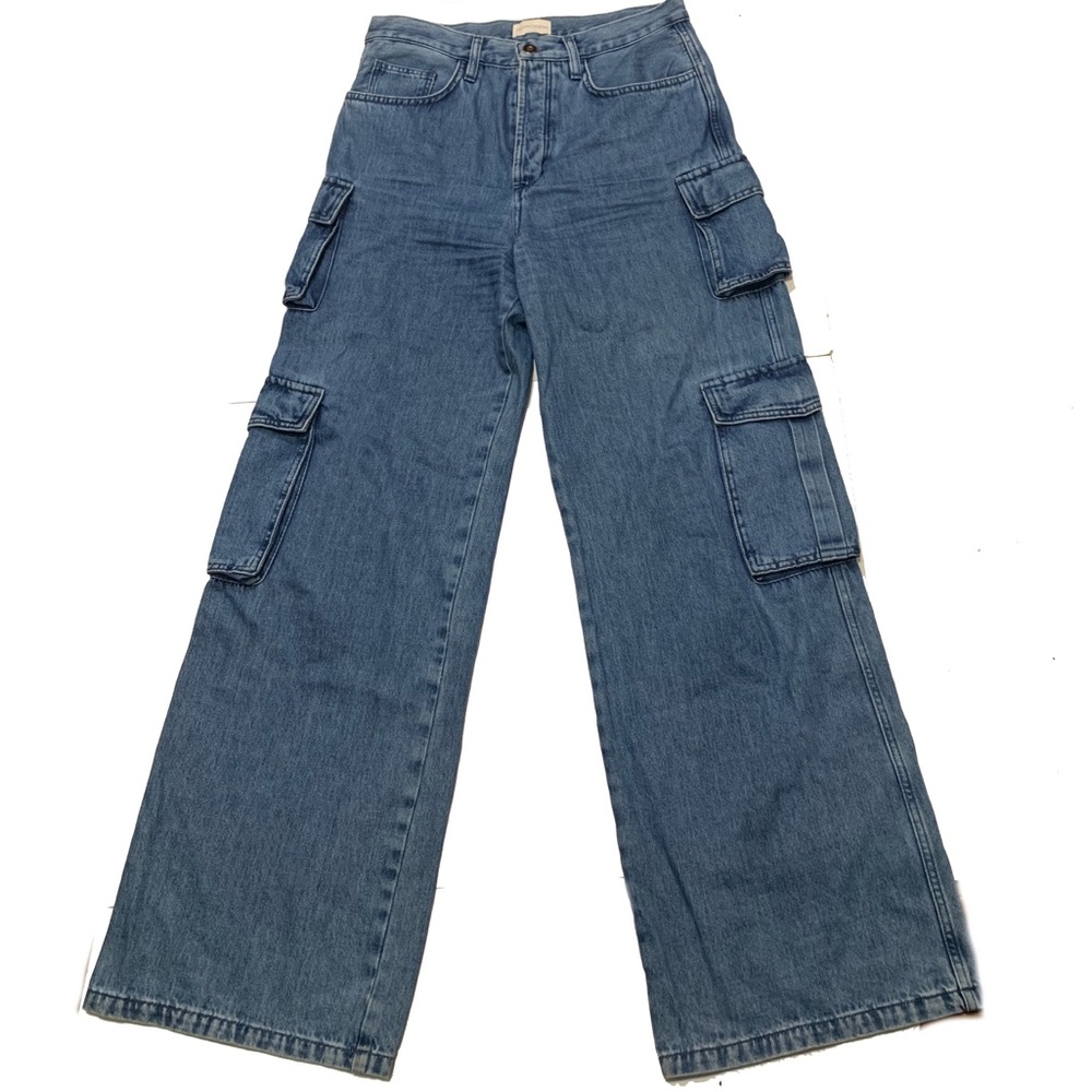 29 / Favorite Daughter The Carly Cargo super high rise wide leg cargo